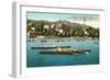 Rowing Regatta-null-Framed Art Print