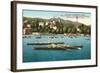 Rowing Regatta-null-Framed Art Print