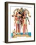 "Rowing Team,"August 6, 1932-Joseph Christian Leyendecker-Framed Giclee Print