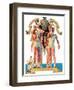 "Rowing Team,"August 6, 1932-Joseph Christian Leyendecker-Framed Giclee Print