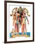 "Rowing Team,"August 6, 1932-Joseph Christian Leyendecker-Framed Giclee Print