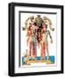 "Rowing Team,"August 6, 1932-Joseph Christian Leyendecker-Framed Premium Giclee Print