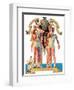 "Rowing Team,"August 6, 1932-Joseph Christian Leyendecker-Framed Premium Giclee Print