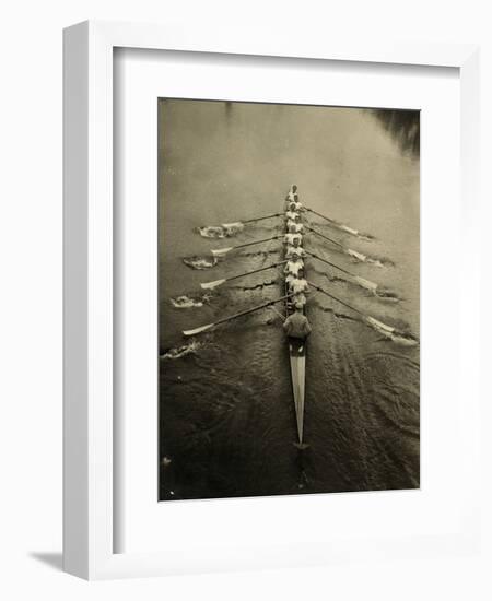 Rowing Team, C1913-null-Framed Premium Photographic Print