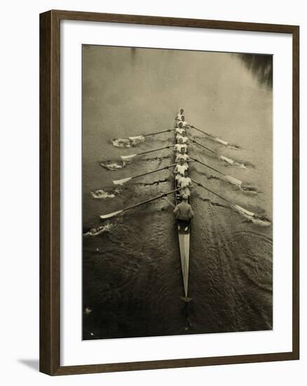 Rowing Team, C1913-null-Framed Premium Photographic Print