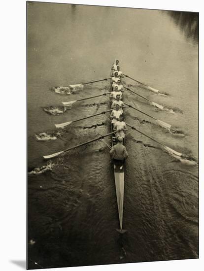 Rowing Team, C1913-null-Mounted Photographic Print