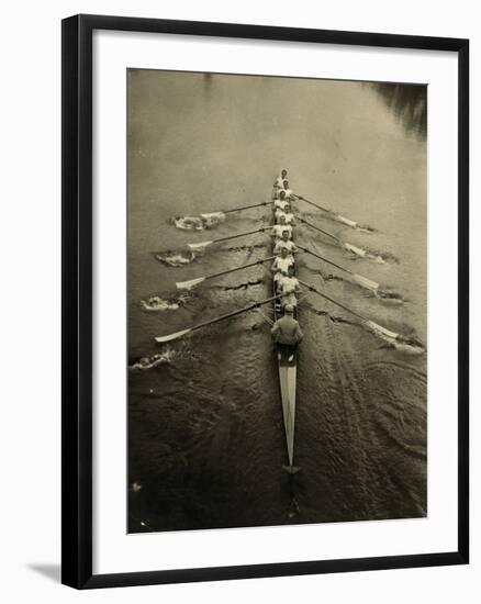 Rowing Team, C1913-null-Framed Photographic Print