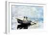 Rowing the Boat, 1880-Winslow Homer-Framed Giclee Print