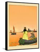 Rowing To Shore-Maud & Miska Petersham-Framed Stretched Canvas