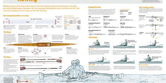 'ROWING.' Photographic Print | AllPosters.com