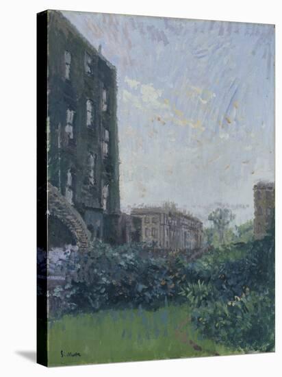 Rowlandson House - Sunset-Walter Richard Sickert-Stretched Canvas