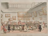 The West India Docks in the Great Age of English Trade-Rowlandson & Pugin-Mounted Art Print