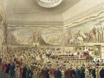 The West India Docks in the Great Age of English Trade-Rowlandson & Pugin-Mounted Art Print