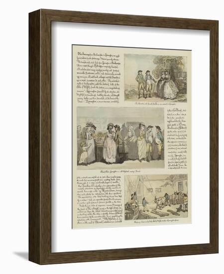 Rowlandson's Tour in a Post Chaise, 1782-Thomas Rowlandson-Framed Giclee Print