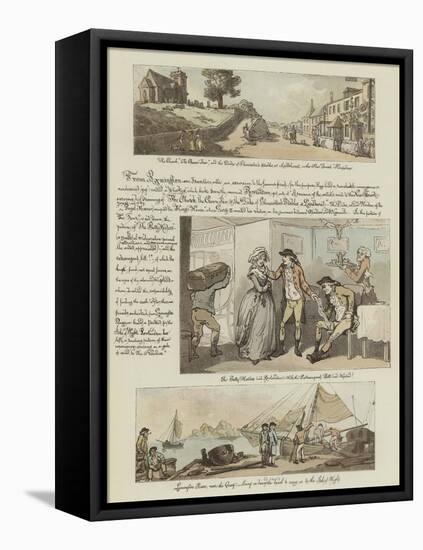 Rowlandson's Tour in a Post Chaise, 1782-Thomas Rowlandson-Framed Stretched Canvas