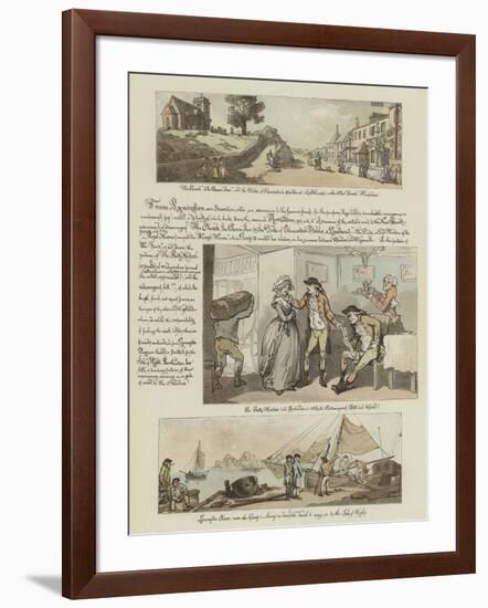 Rowlandson's Tour in a Post Chaise, 1782-Thomas Rowlandson-Framed Giclee Print