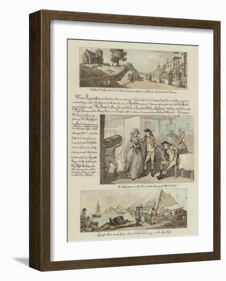 Rowlandson's Tour in a Post Chaise, 1782-Thomas Rowlandson-Framed Giclee Print