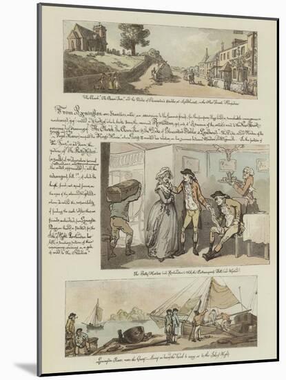 Rowlandson's Tour in a Post Chaise, 1782-Thomas Rowlandson-Mounted Giclee Print