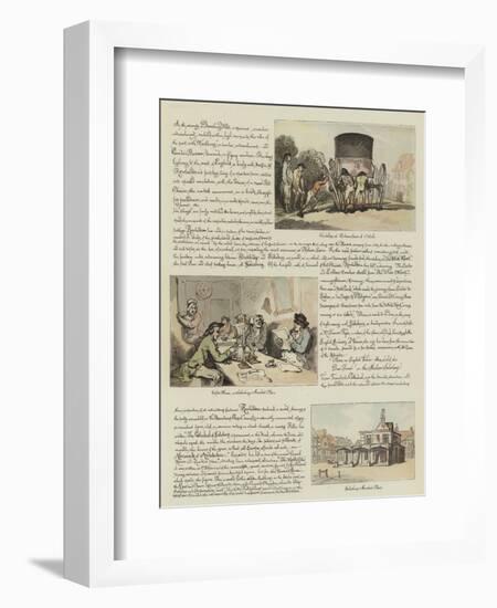 Rowlandson's Tour in a Post Chaise, 1782-Thomas Rowlandson-Framed Giclee Print