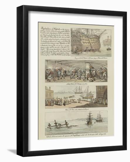 Rowlandson's Tour in a Post Chaise, 1782-Thomas Rowlandson-Framed Giclee Print