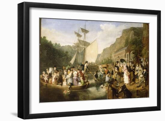 Rownham Ferry with Portraits-Rolinda Sharples-Framed Giclee Print