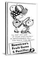 Rowntree's Fruit Gums and Pastilles, 1938-null-Stretched Canvas
