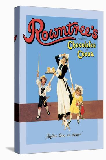 Rowntree's High Class Chocolates and Cocoa-null-Stretched Canvas