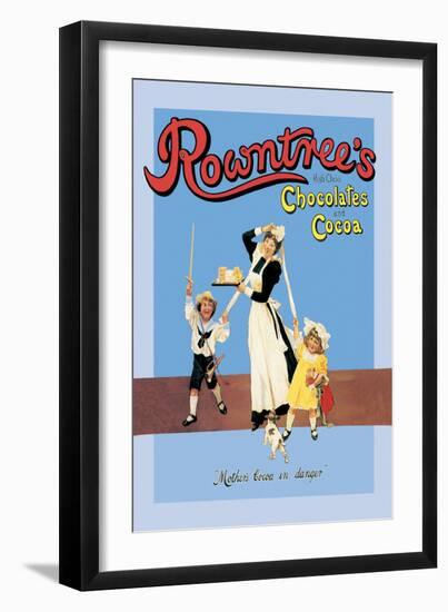 Rowntree's High Class Chocolates and Cocoa-null-Framed Art Print