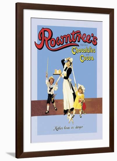 Rowntree's High Class Chocolates and Cocoa-null-Framed Art Print