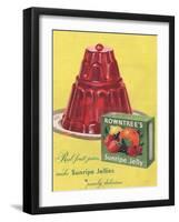 Rowntree's, Jelly, Desserts, UK, 1950-null-Framed Giclee Print