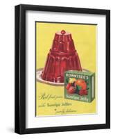 Rowntree's, Jelly, Desserts, UK, 1950-null-Framed Giclee Print