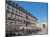 Rows of bicycles outside the Christiansborgs Palace, home of the Danish Parliament, Copenhagen-Jean Brooks-Mounted Photographic Print