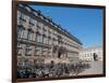 Rows of bicycles outside the Christiansborgs Palace, home of the Danish Parliament, Copenhagen-Jean Brooks-Framed Photographic Print