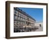 Rows of bicycles outside the Christiansborgs Palace, home of the Danish Parliament, Copenhagen-Jean Brooks-Framed Photographic Print