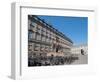 Rows of bicycles outside the Christiansborgs Palace, home of the Danish Parliament, Copenhagen-Jean Brooks-Framed Photographic Print