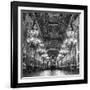 Rows of Chandeliers Hanging in the Grand Lobby of the Paris Opera House-null-Framed Photographic Print