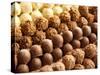 Rows of Chocolates in a French Cafe, France, Europe-Frank Fell-Stretched Canvas