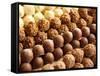 Rows of Chocolates in a French Cafe, France, Europe-Frank Fell-Framed Stretched Canvas