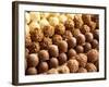 Rows of Chocolates in a French Cafe, France, Europe-Frank Fell-Framed Photographic Print