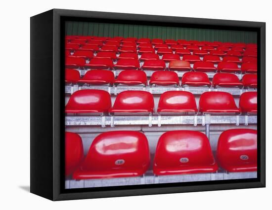 Rows of Empty Seats in Stadium-Turba-Framed Stretched Canvas