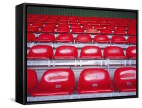 Rows of Empty Seats in Stadium-Turba-Framed Stretched Canvas