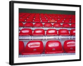 Rows of Empty Seats in Stadium-Turba-Framed Photographic Print