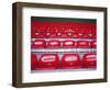 Rows of Empty Seats in Stadium-Turba-Framed Photographic Print