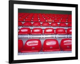 Rows of Empty Seats in Stadium-Turba-Framed Photographic Print