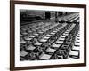 Rows of Finished Jeeps Churned Out in Mass Production for War Effort as WWII Allies-Dmitri Kessel-Framed Photographic Print