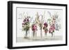 Rows of Glass Flowers-Asia Jensen-Framed Art Print