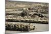 Rows of Heavy Vehicles and Supplies at Camp Warrior, Afghanistan-null-Mounted Photographic Print