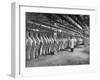 Rows of Meat in Storage at Bronx Warehouse-Herbert Gehr-Framed Premium Photographic Print