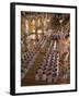 Rows of Monks at Prayer Inside a Temple of the Caodai Religious Sect, at Tay Ninh, Vietnam-Waltham Tony-Framed Photographic Print