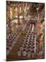 Rows of Monks at Prayer Inside a Temple of the Caodai Religious Sect, at Tay Ninh, Vietnam-Waltham Tony-Mounted Photographic Print